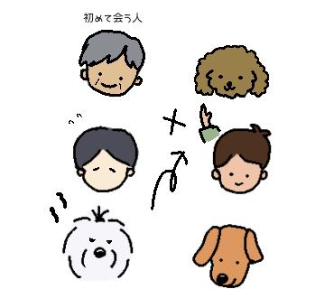 オールドイングリッシュシープドッグ　イラスト