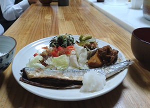 サンマの塩焼き