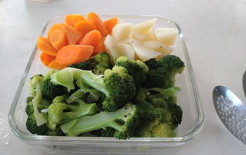 蒸し野菜　写真