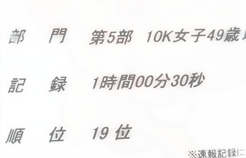 マラソン　記録